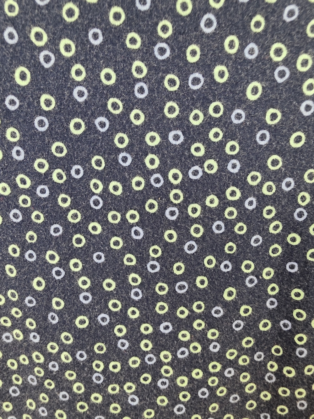 Talbots The Talbots Tee Navy Blue Dot Print 3/4 Sleeve Top Size 1X - Picture 5 of 7